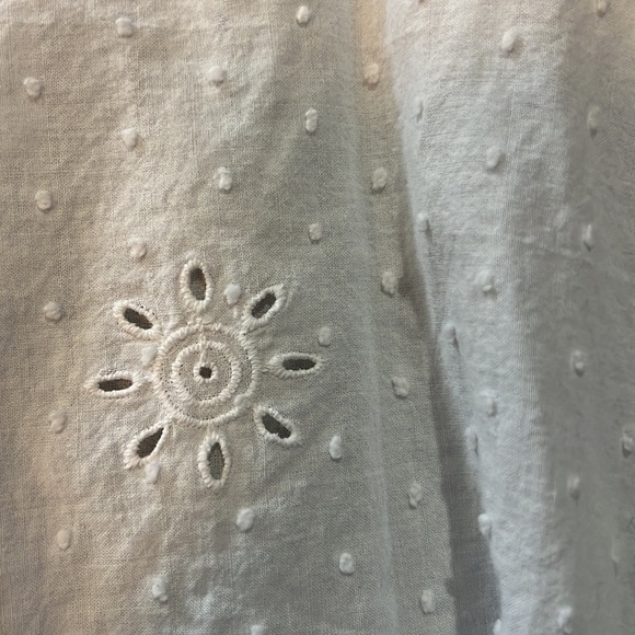 XL Matilda Jane very cute light weight white top A433 - Picture 4 of 6